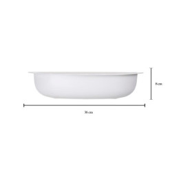 JARDINERA PLASTICO OVAL 36x8,5x9 CM