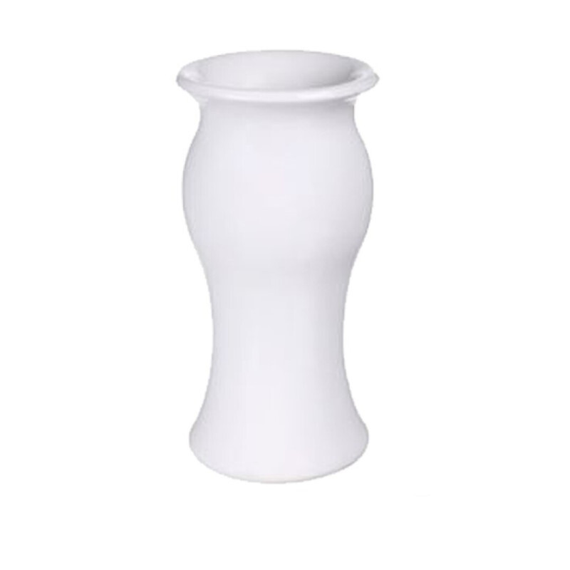 JARRON CERÁMICA BLANCO 15 CM