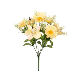 RAMO MINI GERBERA ASTROMELIA AMARILLO