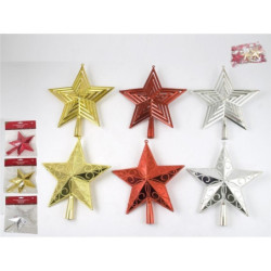 PUNTA ARBOL ESTRELLA BRILLO 15 CM
