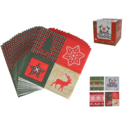 SERVILLETAS MOSAICO 33X33 PACK 20 UNIDADES