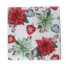SERVILLETAS NAVIDAD POINSET 3 CAPAS 33X33 CM 20 U