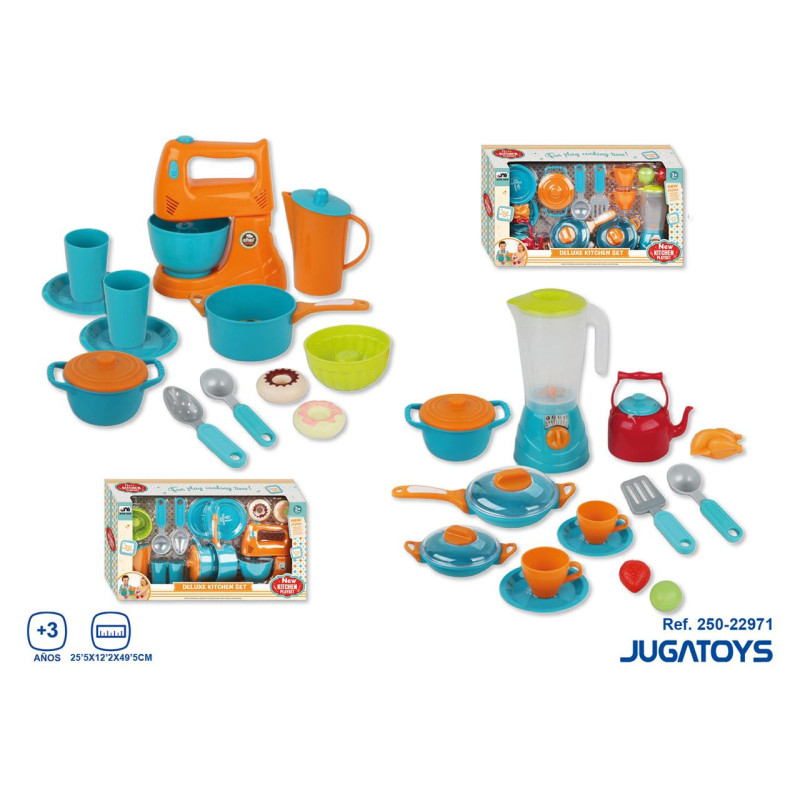 MENAJE DE COCINA CON BATIDORA Y ACCCESORIOS