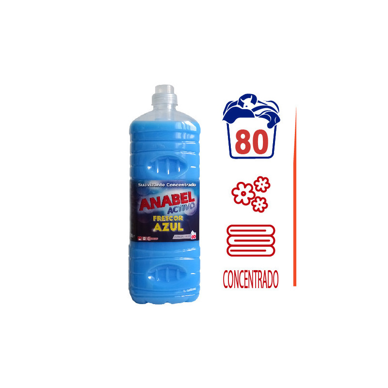 SUAVIZANTE ROPA ANABEL 2 L FRESCOR AZUL CONCENTRAD