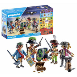 PLAYMOBIL PIRATES PIRATAS CON ACCESORIOS