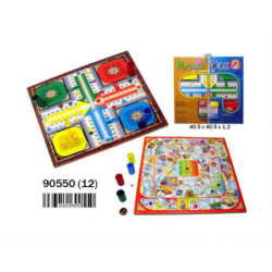 TABLERO DE MADERA PARCHIS 4 Y OCA 40 CM