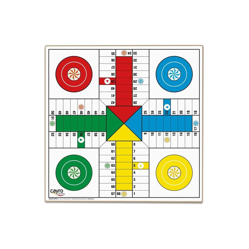 TABLERO PARCHIS-OCA ECONOMICO 34 CM