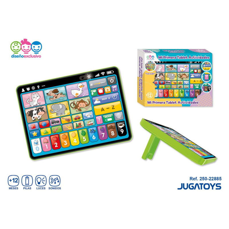 TABLET INFANTIL APRENDIZAJE LUCES Y SONIDOS
