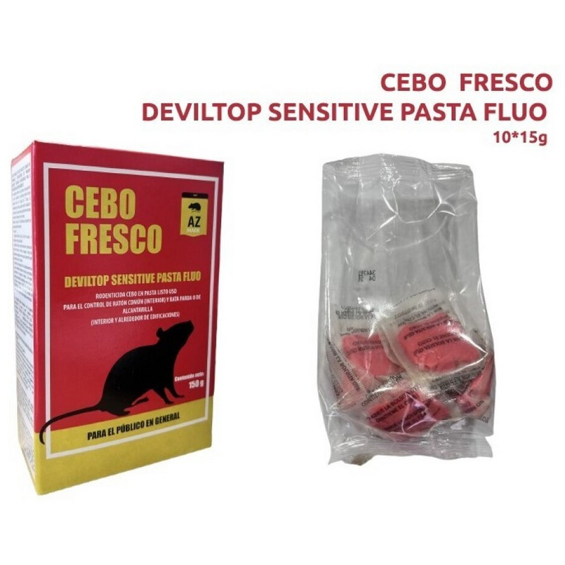RATICIDA CEBO FRESCO AZ 150 G