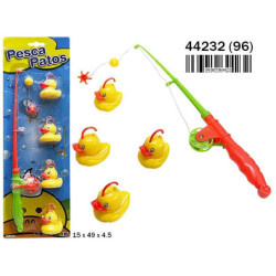 JUEGO DE PESCA, INCLUYE 4 PATOS Y CAÑA