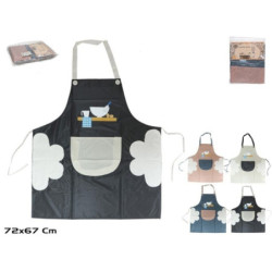 DELANTAL DE COCINA FLORA