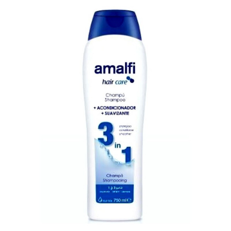 CHAMPU AMALFI 750 ML 3 EN 1 CON ACONDICIONADOR