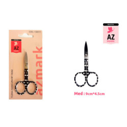 TIJERAS UÑAS AZMARK DECORADA LUNARES