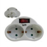 LADRON SCHUCO 2 TOMAS C/INTERRUPTOR