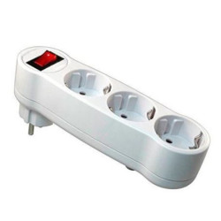LADRON SCHUCO 3 TOMAS C/INTERRUPTOR
