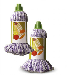 FREGONA AIGUA MICROFIBRA BICOLOR MORADA