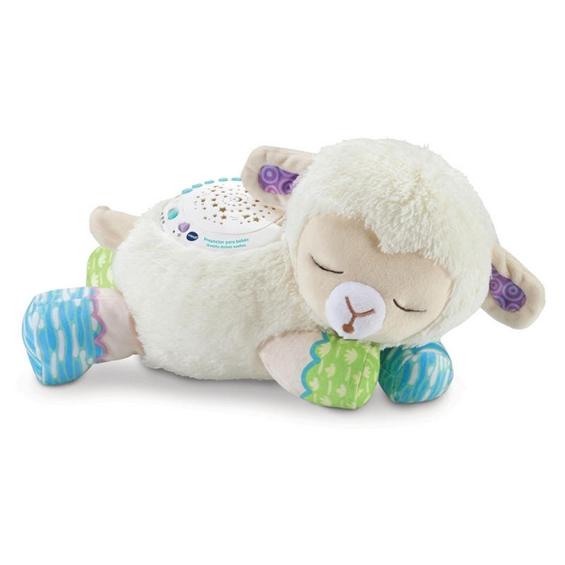 Proyector peluche para bebé Ovejita dulces sueños 15x32x12 cm