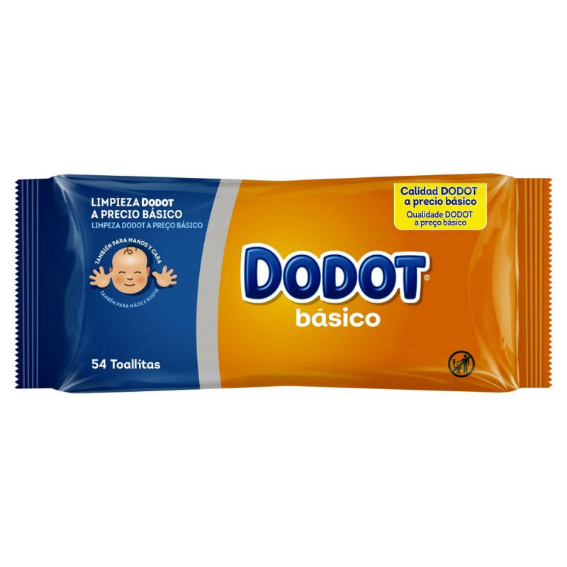TOALLITAS DODOT BASICO 54 UNIDADES
