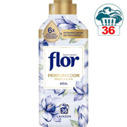FLOR PERFUMADOR 720 ML 36 LAVADOS AZUL