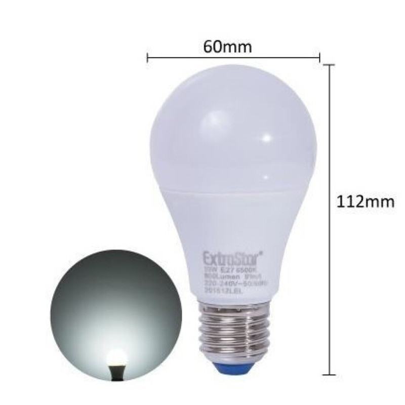 BOMBILLA LED STANDARD E-27 10W LUZ FRIA