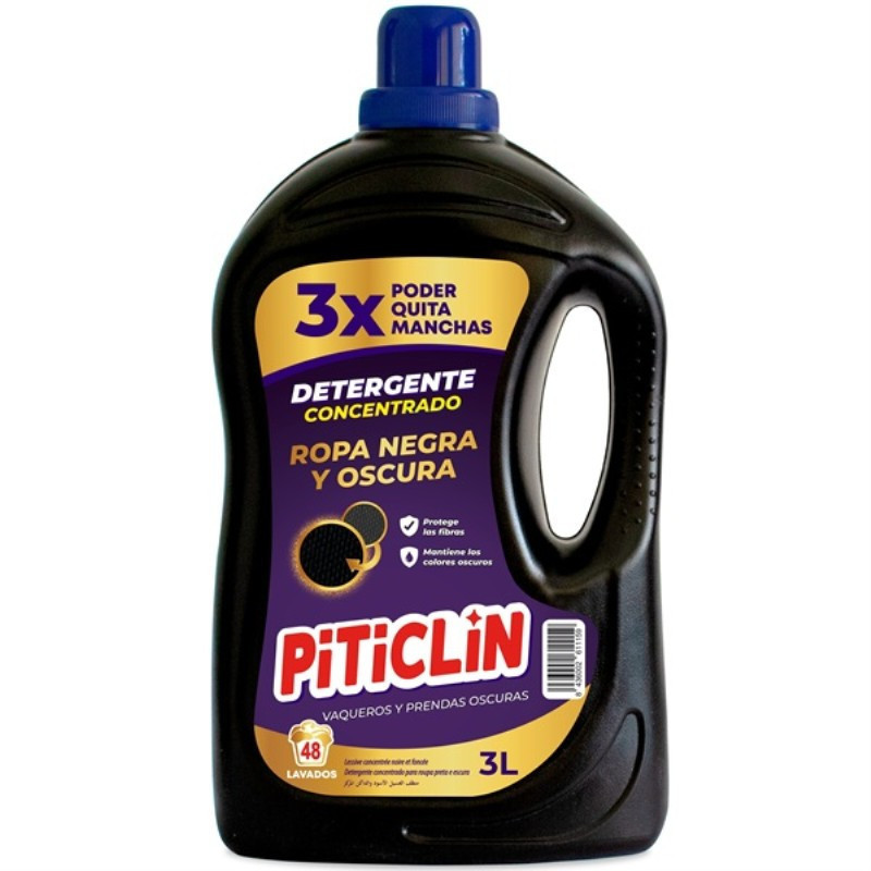DETERGENTE LIQUIDO PITICLIN 3L ROPA NEGRA