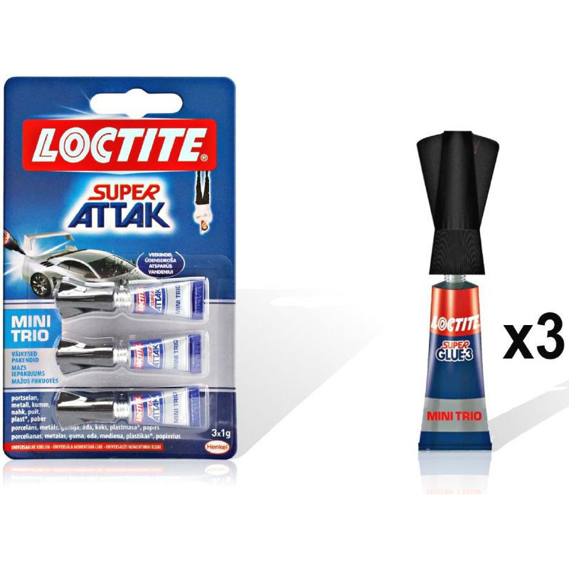PEGAMENTO LOCTITE SUPERGLUE3 ORIGINAL 3x1 G