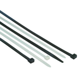 BRIDAS NYLON SUPERTITE 4x200 MM NEGRAS