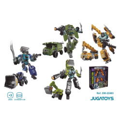 TRANSFORMERS EN CAMION O GRÚA 23,5x8x26,5 CM