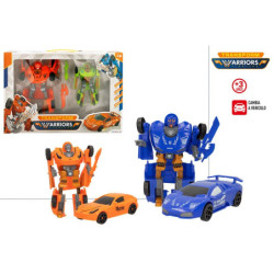 TRANSFORMERS WARRIORS 2 ROBOTS CON ARMAS