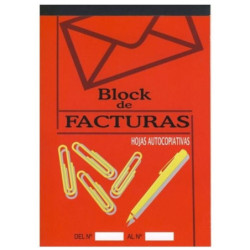 LIBRO FACTURAS A5 CON COPIA