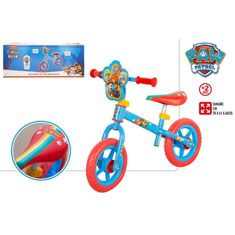 BICICLETA SIN PEDALES PATRULLA CANINA