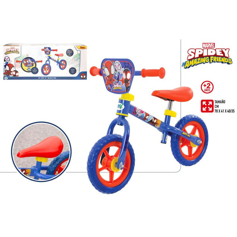BICICLETA SIN PEDALES SPIDEY & FRIENDS