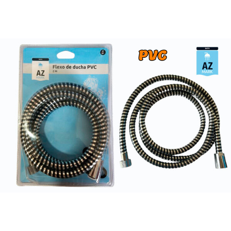 CABLE DUCHA AZ PVC 2 M