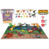 BOTE ANIMALES ANIMAL WORLD 52 PIEZAS DINOSAURIOS