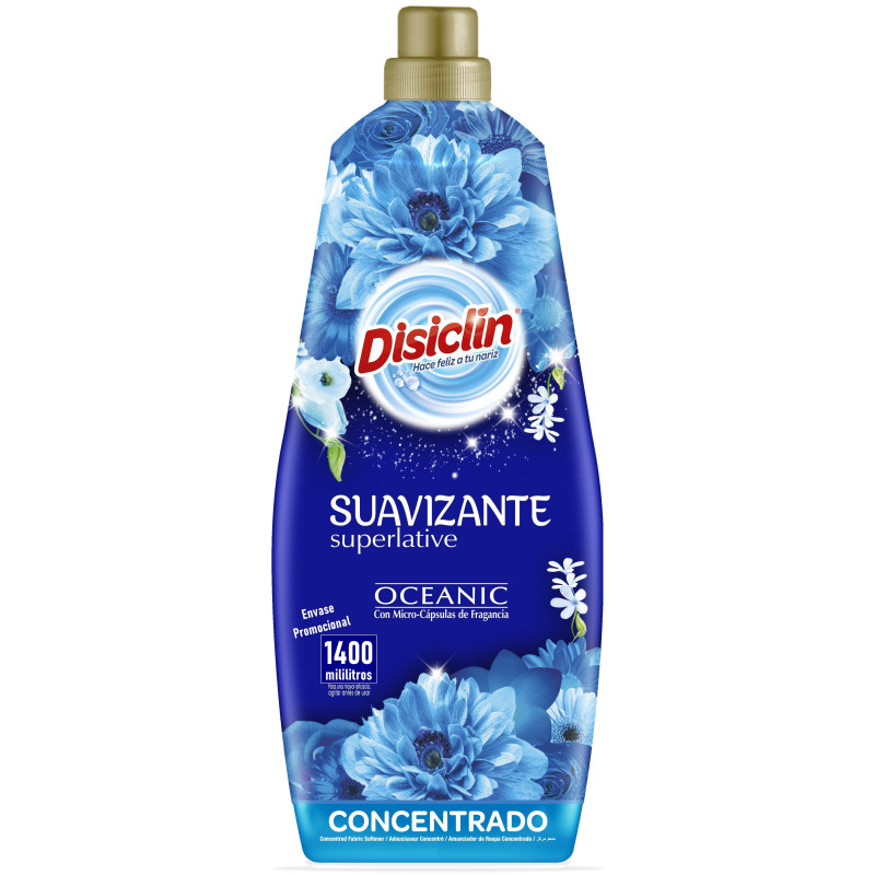 SUAVIZANTE ROPA DISICLIN 1400 ML OCEANIC