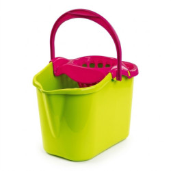 CUBO FREGONA HEGA 13,5 L CUADRADO COLORES