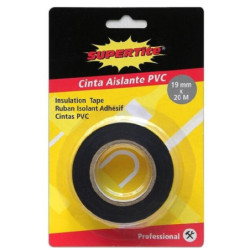 CINTA AISLANTE SUPERTITE 19 MM x 20 M NEGRA