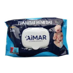 TOALLITAS HUMEDAS AIMAR 72 UNIDADES