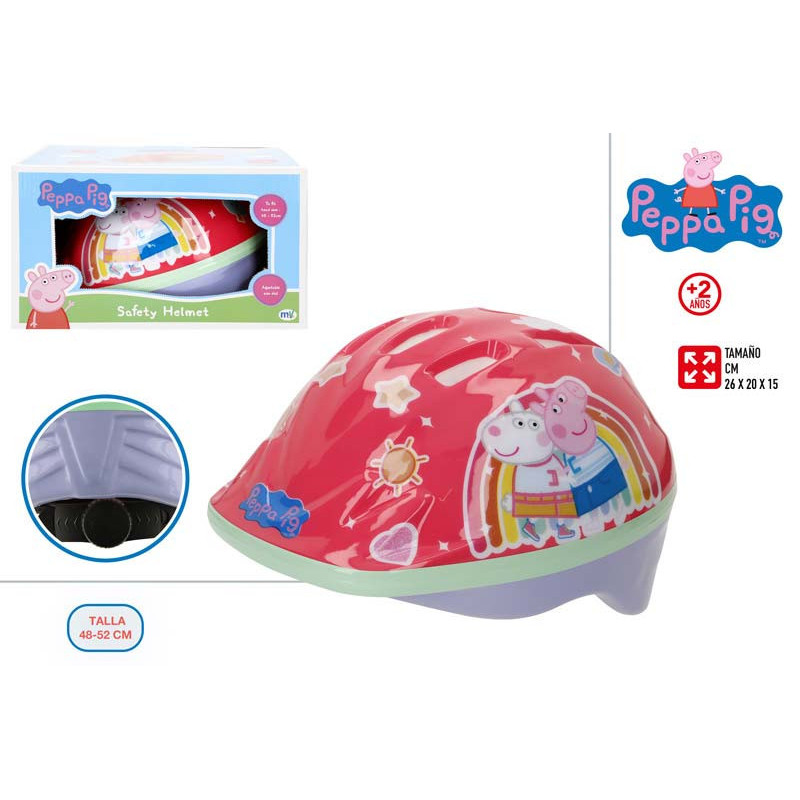 CASCO INFANTIL PEPPA PIG 48-52 CM