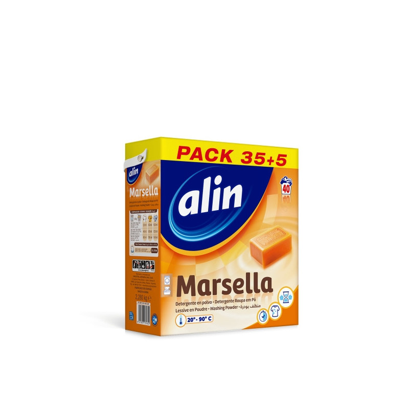 DETERGENTE POLVO ALIN 40 LAVADOS MARSELLA