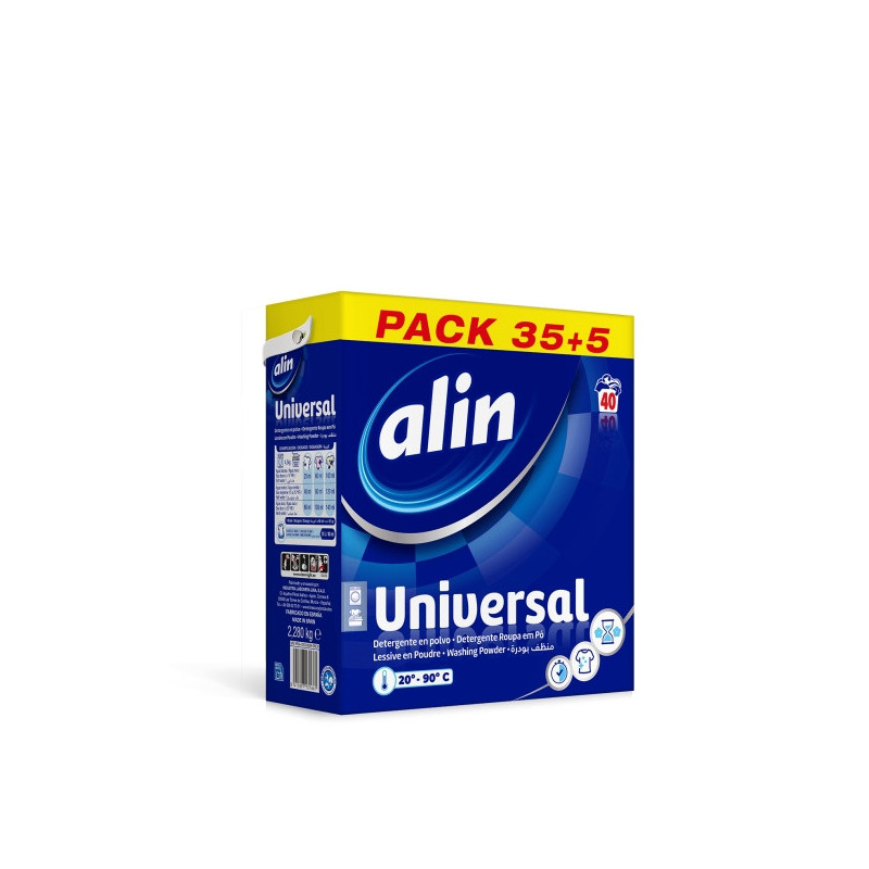 DETERGENTE POLVO ALIN 40 LAVADOS UNIVERSAL