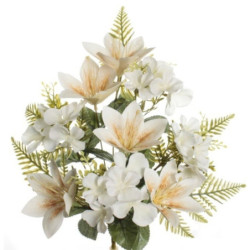 RAMO  LILIUM HORTENSIA 5677 BLANCO