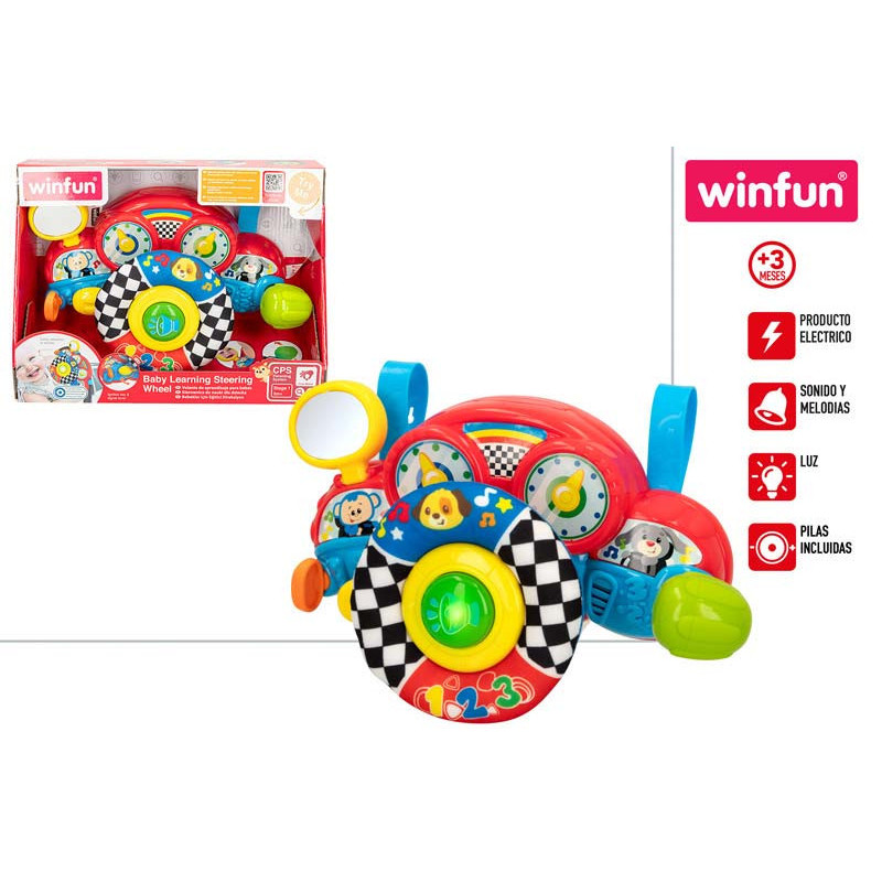 VOLANTE BEBE WINFUN CON LUZ Y SONIDO