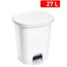 CUBO PEDAL 27L BLANCO