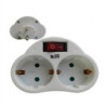 LADRON SCHUCO 2 TOMAS C/INTERRUPTOR