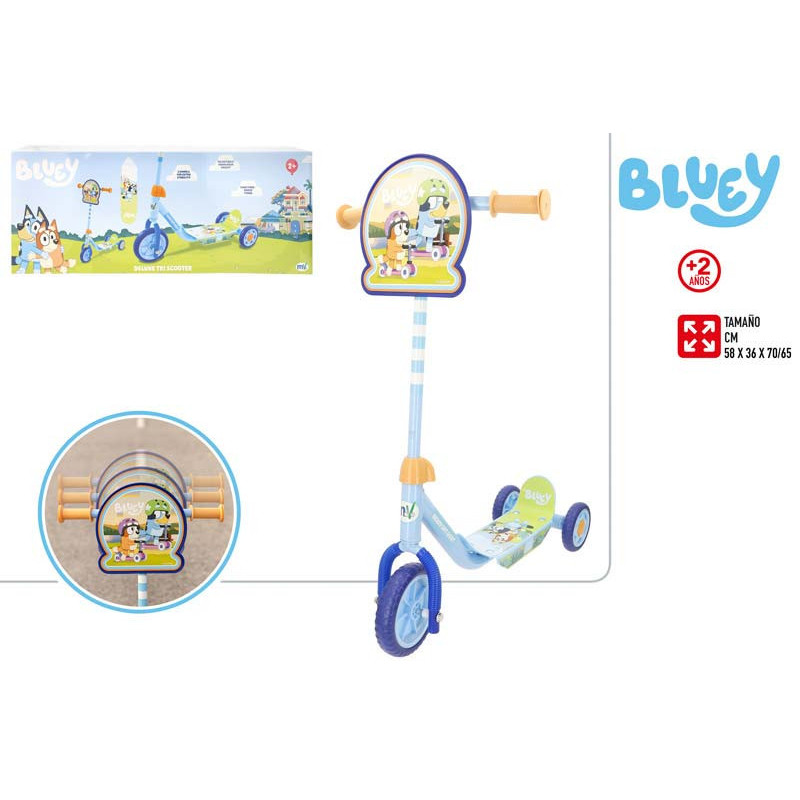 PATINETE 3 RUEDAS BLUEY