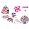 SET DE DIBUJO EN MOCHILA MINNIE