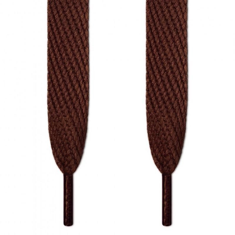 CORDONES TENIS PLANOS MARRONES