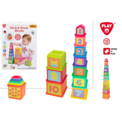 TORRE PLAYGO 10 BLOQUES STICK & STACK