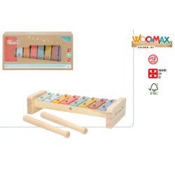 XILOFONO WOOMAX MADERA 22 CM